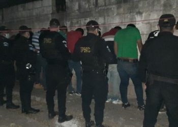 Capturados por la ley seca en Guatemala./Foto: PNC.