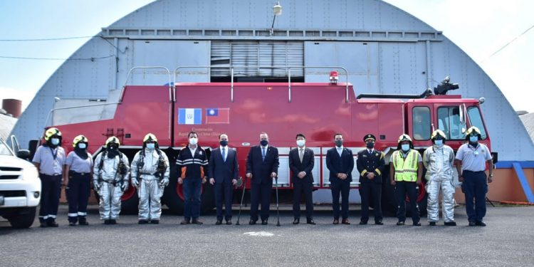 Donación de una motobomba por la República de China (Taiwán)