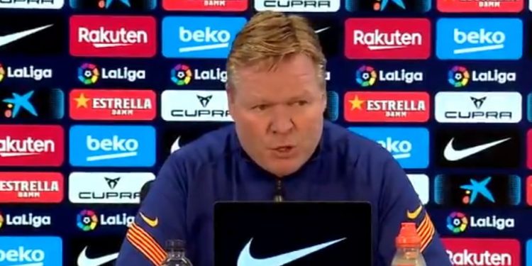 Koeman habla de Messi