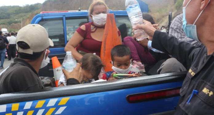 PNC mantiene acciones de sensibilización debido a la caravana de migrantes