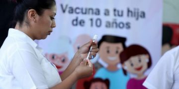 Vacunación de VPH en Guatemala./Foto: Archivo.