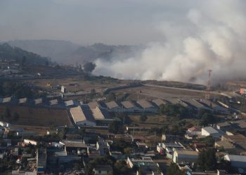 Incendio en vertedero de Villa Nueva está controlado y en fase de mitigación