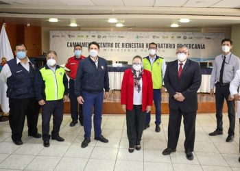 Instalan Centro de Bienestar Respiratorio en el Ministerio Público./Foto: Municipalidad de Guatemala.