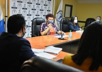 MSPAS y SAT se reúnen para discutir el tiempo de ingreso de vacunas contra COVID-19 a Guatemala./Foto: Ministerio de Salud.