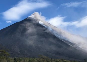 Mantienen monitoreo de la actividad del volcán de Pacaya