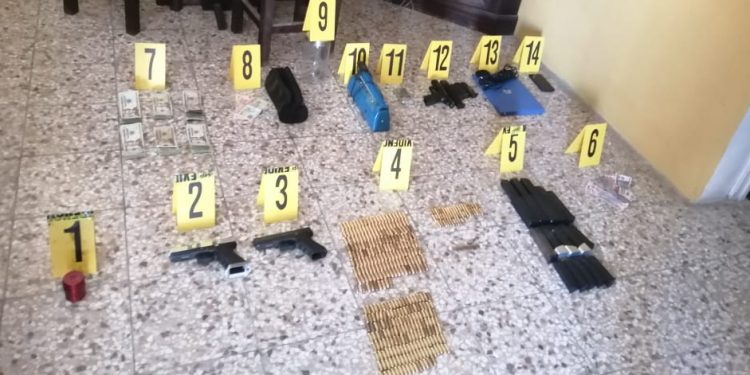 PNC captura a presunto integrante de la mara Salvatrucha y confisca armamento