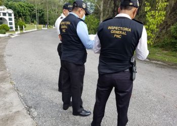 Inspectoría de la PNC da seguimiento a las denuncias contra agentes