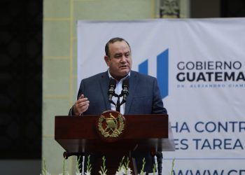 Presidente Alejandro Giammattei, en presentación de Primer Informe Anual de la Comisión Contra la Corrupción