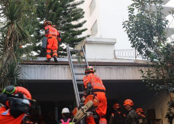 Realizan simulacro para conmemorar los 45 años del terremoto del 76