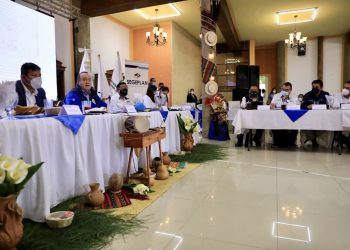 Reunión con alcaldes del departamento de Quiché