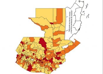 Mapa de alerta Guatemala