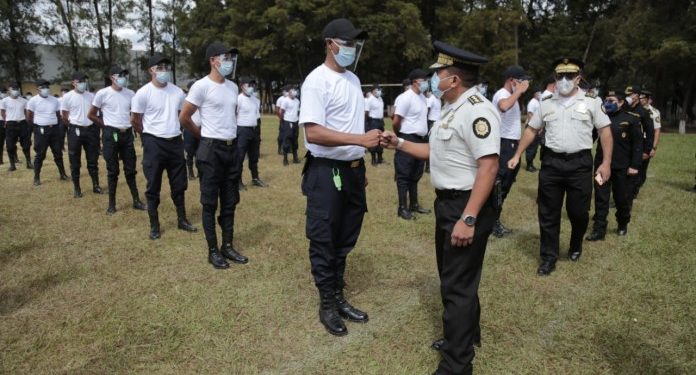 PLACA POLICÍA NACIONAL CIVIL DE GUATEMALA
