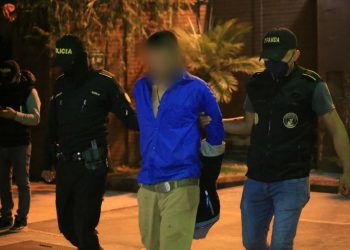 PNC captura a pandillero de la mara 18 que operaba en San Juan Sacatepéquez, Guatemala./Foto: PNC.