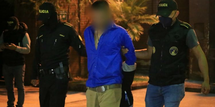 PNC captura a pandillero de la mara 18 que operaba en San Juan Sacatepéquez, Guatemala./Foto: PNC.