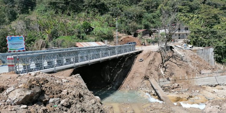 Instalación de puente Bailey favorece a cerca de 11 mil personas en Quiché