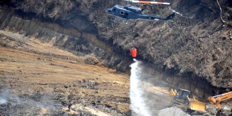 AMSA anuncia reactivación de operaciones en vertedero, tras liquidación de incendio