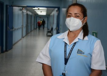 Amalia Sánchez, enfermera del Hospital General San Juan de Dios cuenta como ha superado la pandemia del COVID-19./Foto: HGSJD