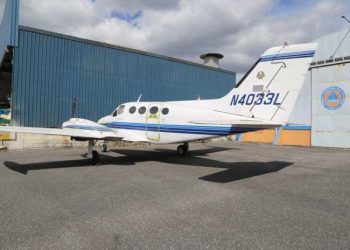 Ministerio de Gobernación recibe avioneta inmovilizada al crimen organizado