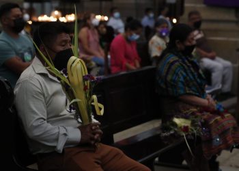 Guatemaltecos conmemoran el Domingo de Ramos./Foto: DCA.