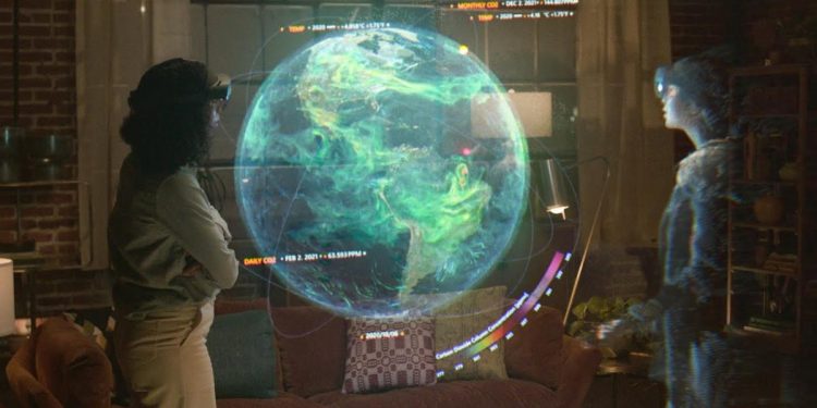 Las reuniones mediante hologramas de Microsoft