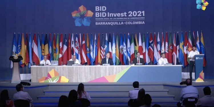 Reunión Anual de Gobernadores del BID presenta propuestas de recuperación económica e inclusión en América Latina./foto: Minfin.