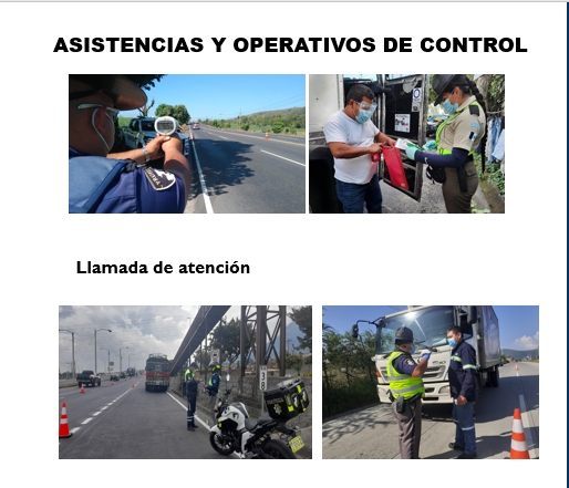 Operativos de control en las principales carreteras del país.