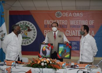 Realizan primer encuentro entre cancilleres de Guatemala y Belice