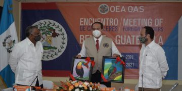 Realizan primer encuentro entre cancilleres de Guatemala y Belice