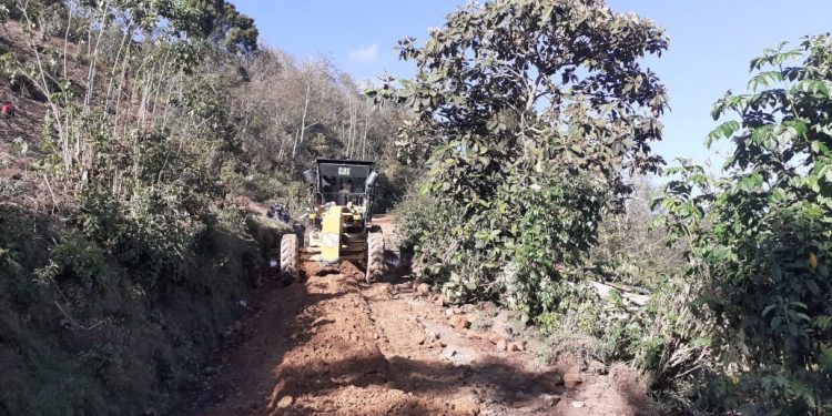 Ejército realiza trabajos para recuperar red vial en Huehuetenango