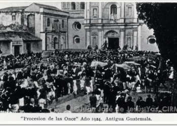 La primera procesión de Guatemala