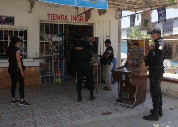 Decomisan máquinas tragamonedas durante tercer día de operativo en Izabal