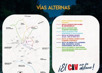 CIV anuncia vías alternas por construcción de paso a desnivel en San Lucas Sacatepéquez