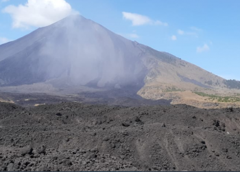 Volcán Pacaya incrementa su actividad efusiva