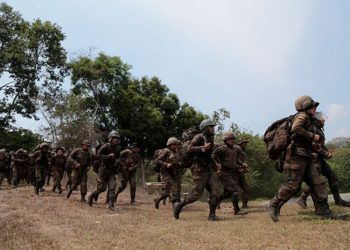Aspirantes antinarcóticos superan las primeras horas de entrenamiento intenso