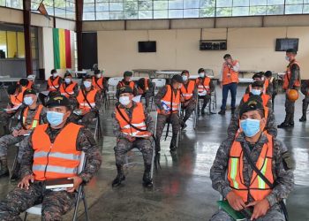 Capacitan a soldados para atender incendios forestales en San Marcos