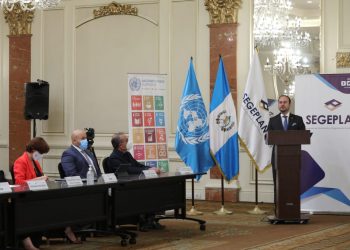 Pedro Brolo, canciller guatemalteco, resaltó el trabajo de Naciones Unidas en Guatemala./Foto: Minex.