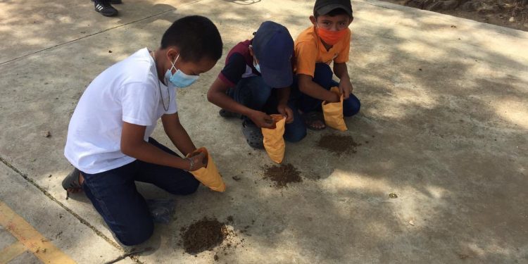 Promueven cuidado del ambiente en niños y jóvenes./Foto: MARN.