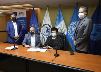 Anuncia apoyo para el combate de la desnutrición en Guatemala./Foto: MSPAS.