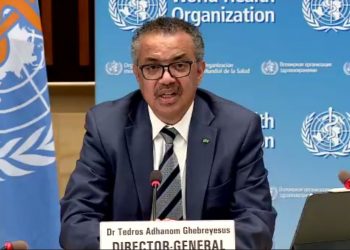 Director general de la OMS, Tedros Adhanom Ghebreyesus.