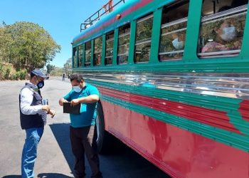 Operativos en la ruta a carretera a El Salvador