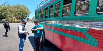 Operativos en la ruta a carretera a El Salvador