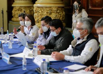 Reunión con alcaldes de Totonicapán