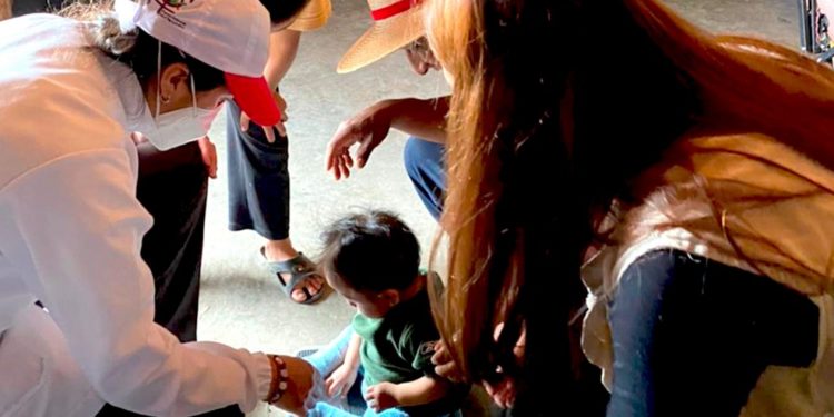 Sesan verifica la recuperación nutricional de niños en San Marcos 