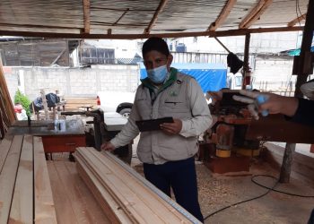 Fiscalizan empresas forestales en San Marcos