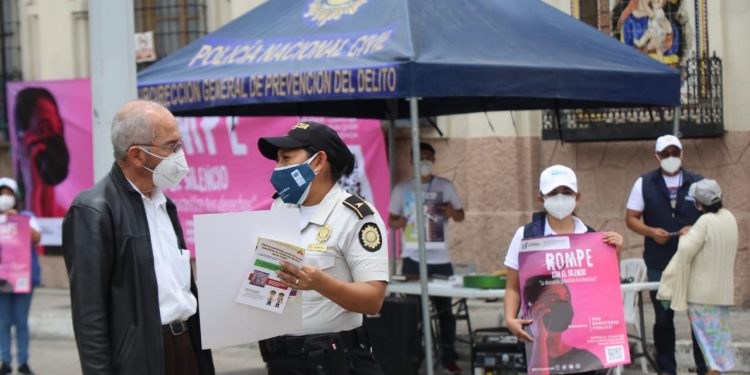 PNC mantiene acciones de prevención para evitar hechos de violencia en la zona 1