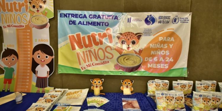 Entregan más de 27 mil bolsas de NutriNiños en Escuintla