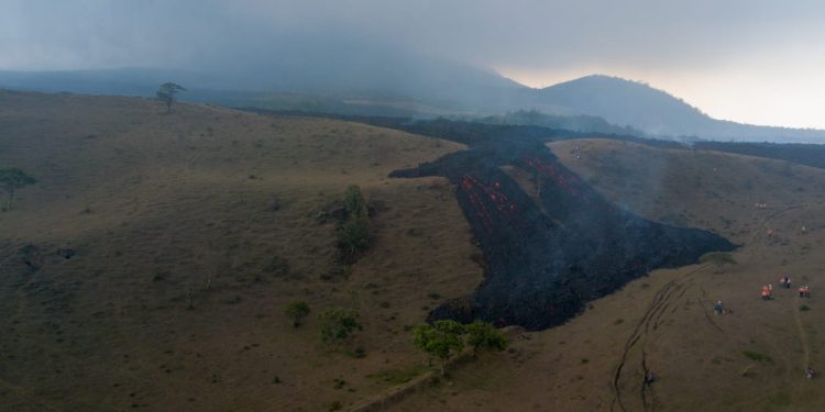 Flujos de lava del volcán de Pacaya no presentan avance este viernes