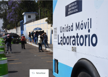 Salud actualiza casos de COVID-19 registrados en Guatemala