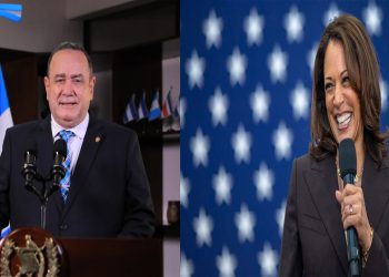 Presidente Giammattei conversará este lunes con Kamala Harris, vicepresidenta de EE. UU.