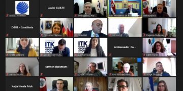 Guatemala participa en la reunión virtual del abordaje de la recuperación económica, verde, sostenible y recipiente./Foto: Minex.